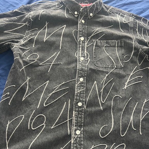 Supreme handwritten shirt